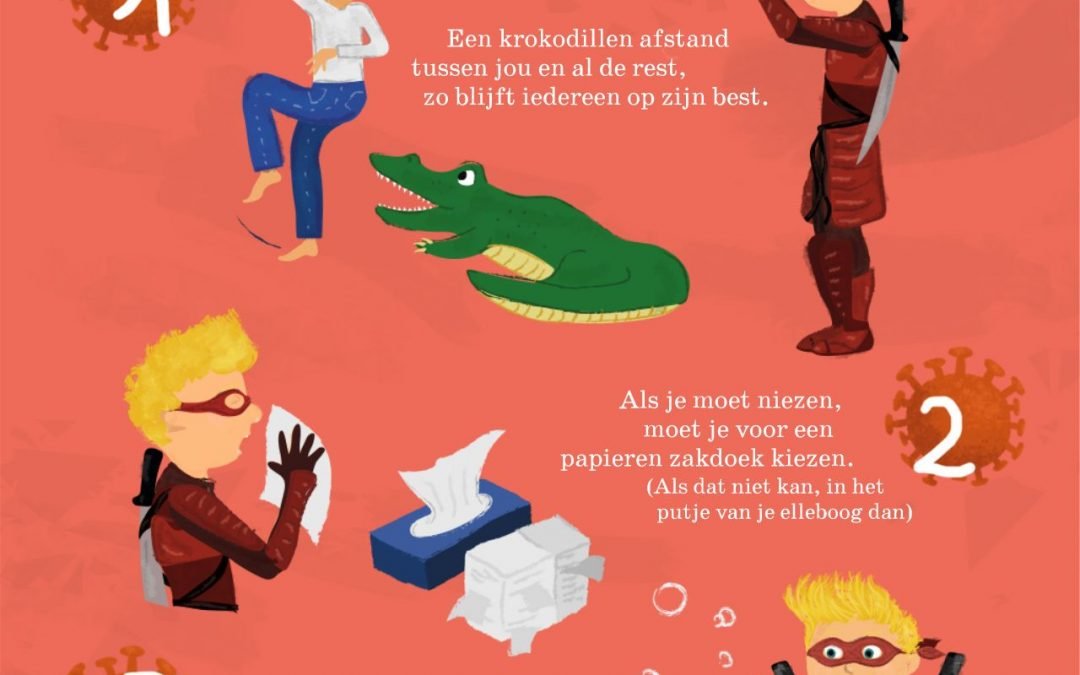 Doe wat echte helden doen! Een speelse manier om de Corona-maatregelen aan kinderen uit te leggen.